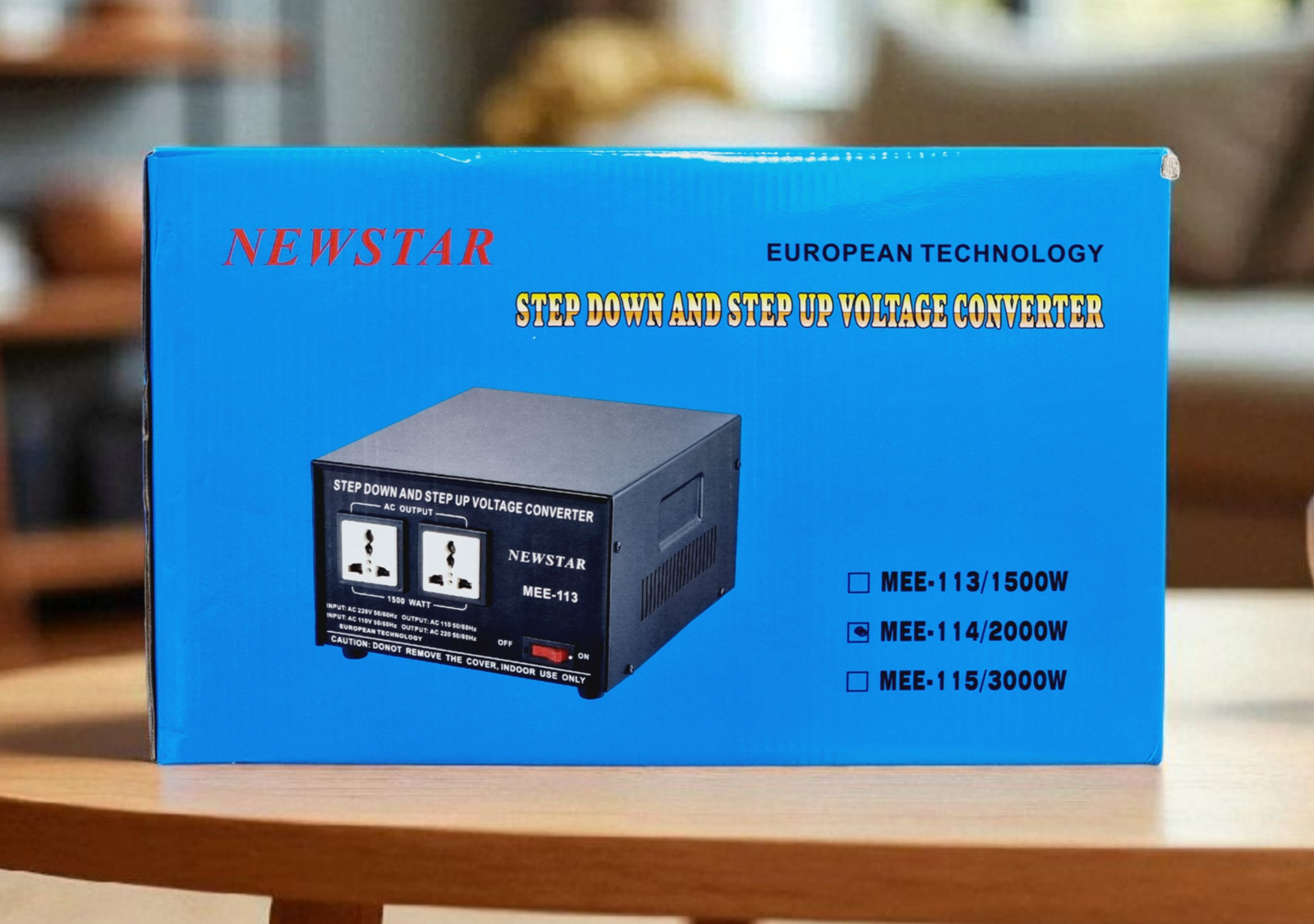 NEWSTAR 2000W STEP DOWN AND UP VOLTAGE CONVERTER