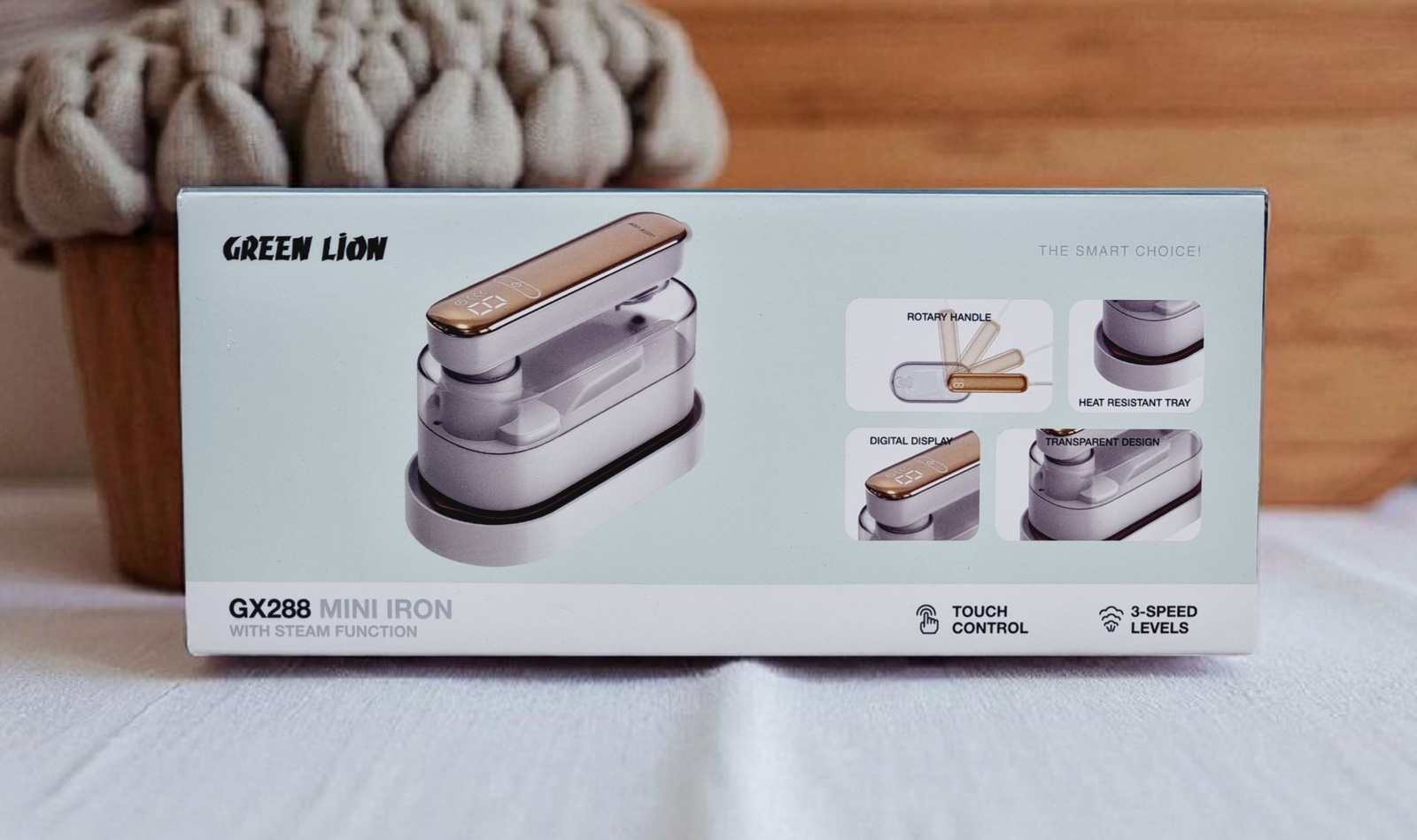 GREEN LION GX288 MINI IRON WITH STEAM FUNCTION