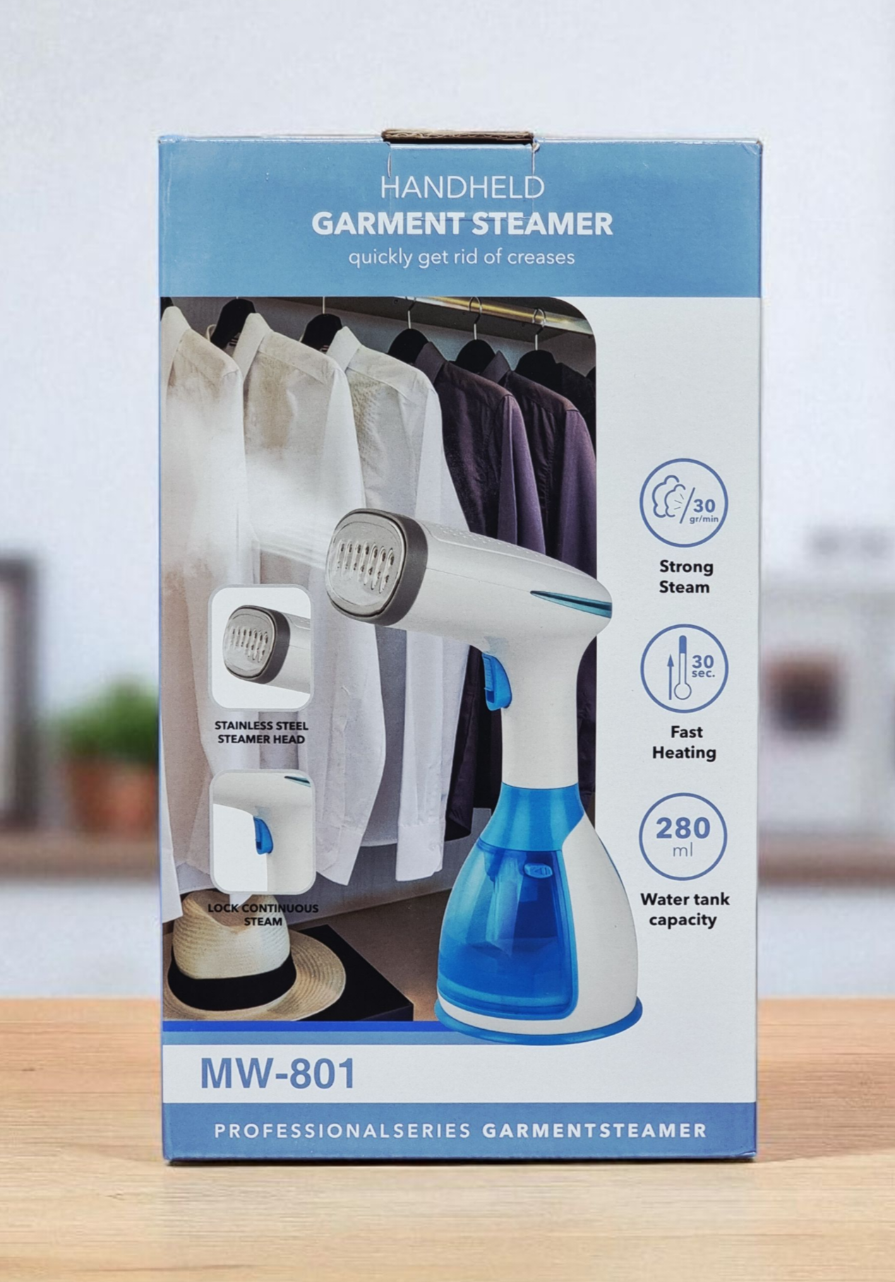 PROFESSIONAL HANDHELD GARMENT STREAMER