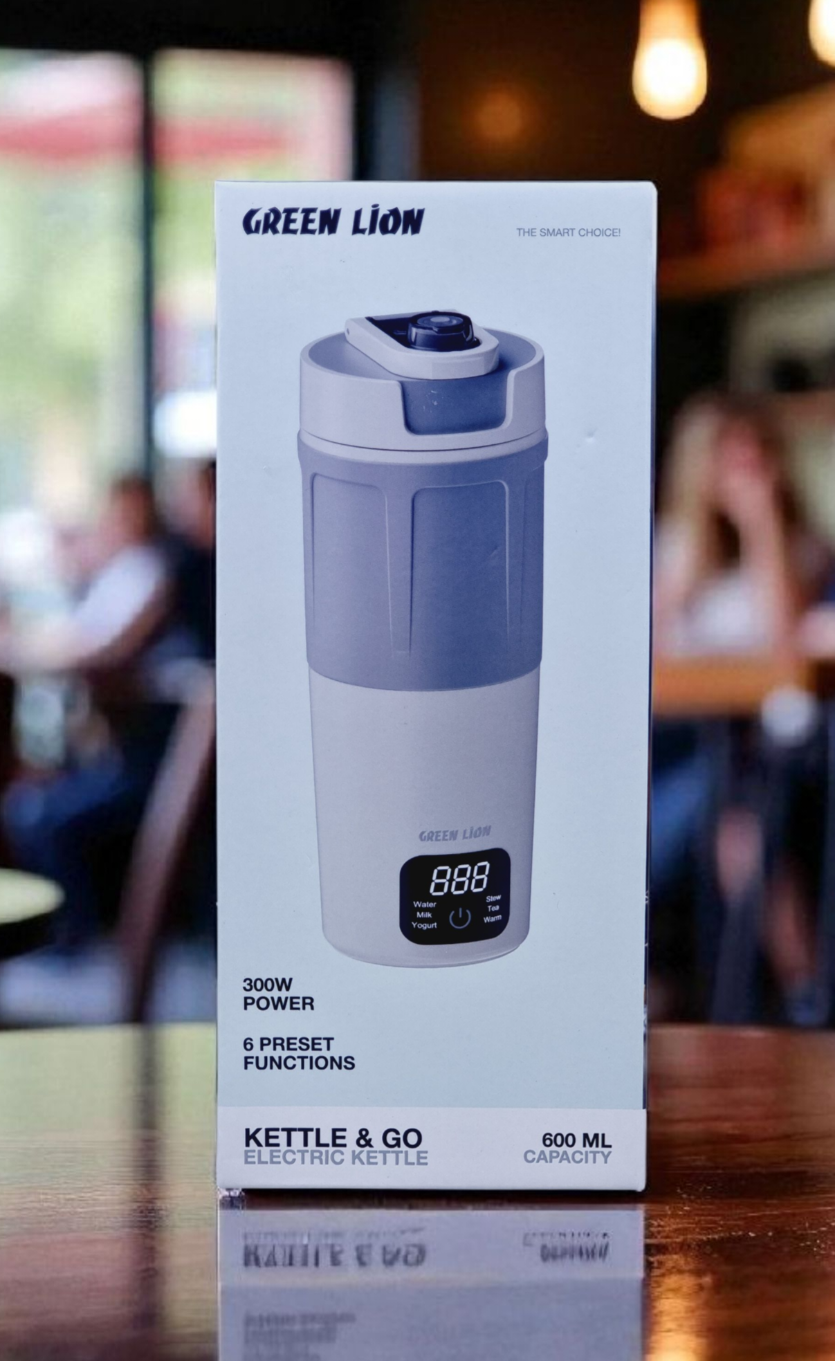 GREEN LION KETTLE & GO ELECTRIC KETTLE 600ML