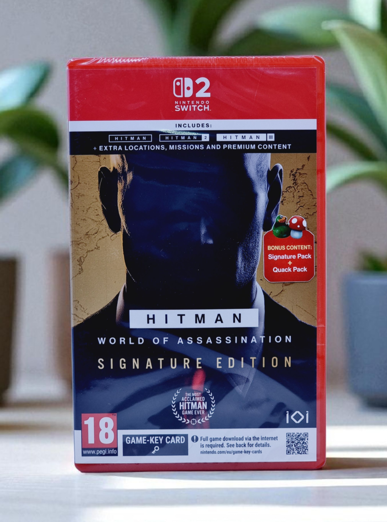 NINTENDO SWITCH 2 HITMAN WORLD OF ASSASINATON